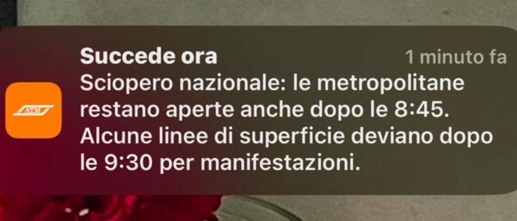 Il comunicato Atm