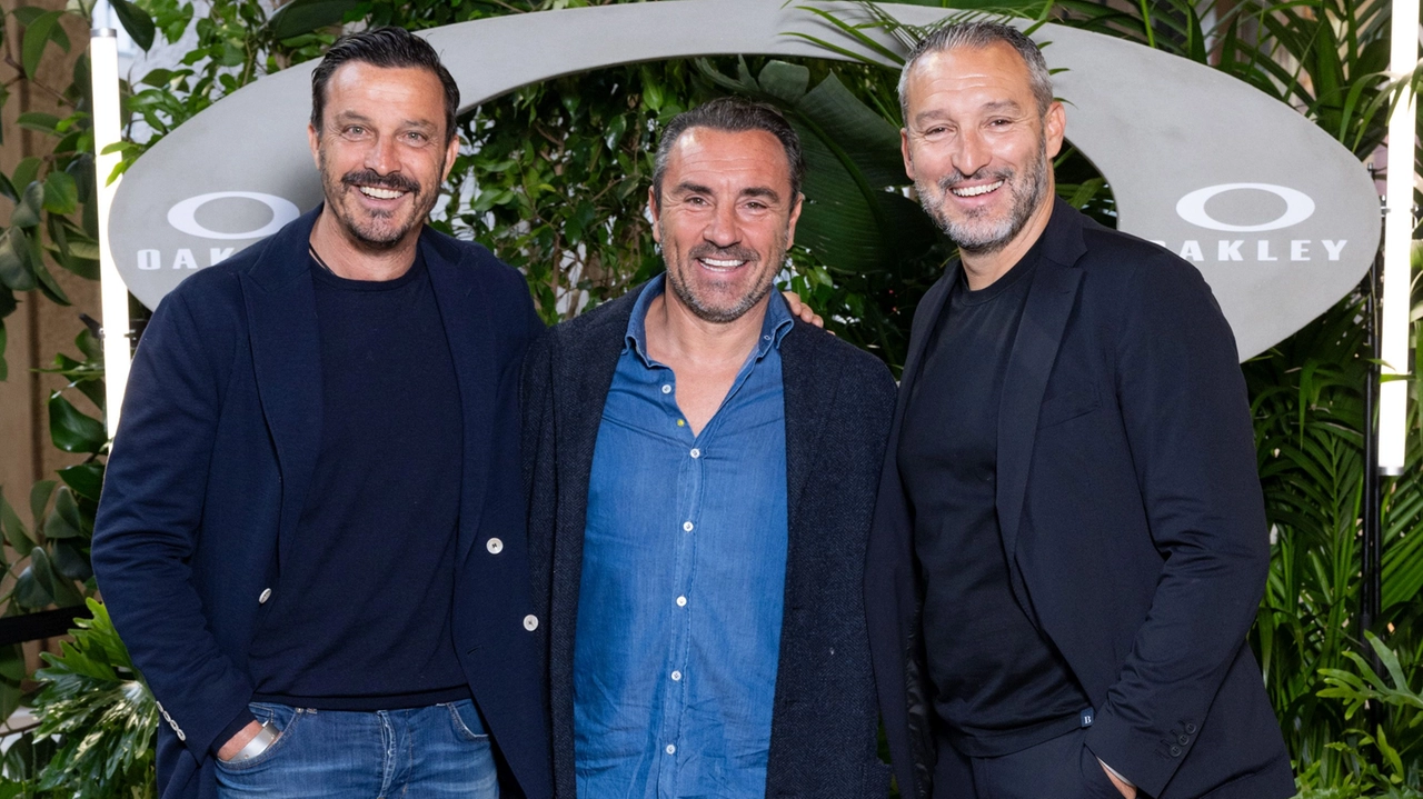 Massimo Oddo, Cristian Brocchi e Gianluca Zambrotta