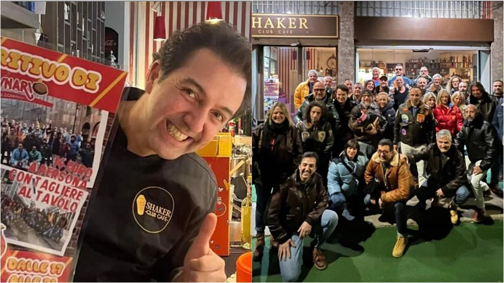 Salvatore Bongiovanni, oggi uno dei barman più apprezzati in Italia, indossa ancora gli abiti di un tempo in voga fra i paninari Salvatore Bongiovanni, oggi uno dei barman più apprezzati in Italia, indossa ancora gli abiti di un tempo in voga fra i paninari