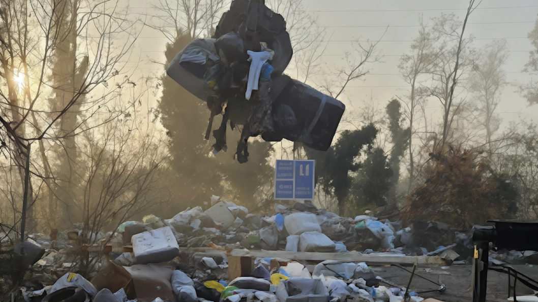 Per scoraggiare gli scarichi abisivi il Comune ha posizionato anche telecamere Per scoraggiare gli scarichi abisivi il Comune ha posizionato anche telecamere