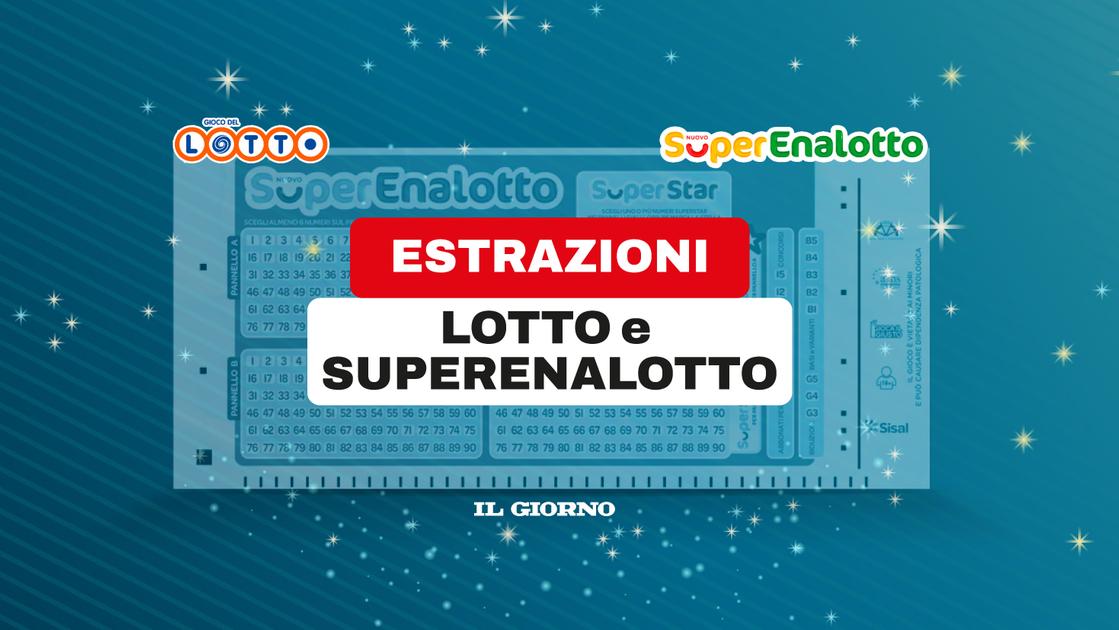 Ultima estrazione SuperEnalotto oggi: i numeri fortunati di Lotto e 10eLotto martedì 15 luglio Ultima estrazione SuperEnalotto oggi: i numeri fortunati di Lotto e 10eLotto martedì 15 luglio