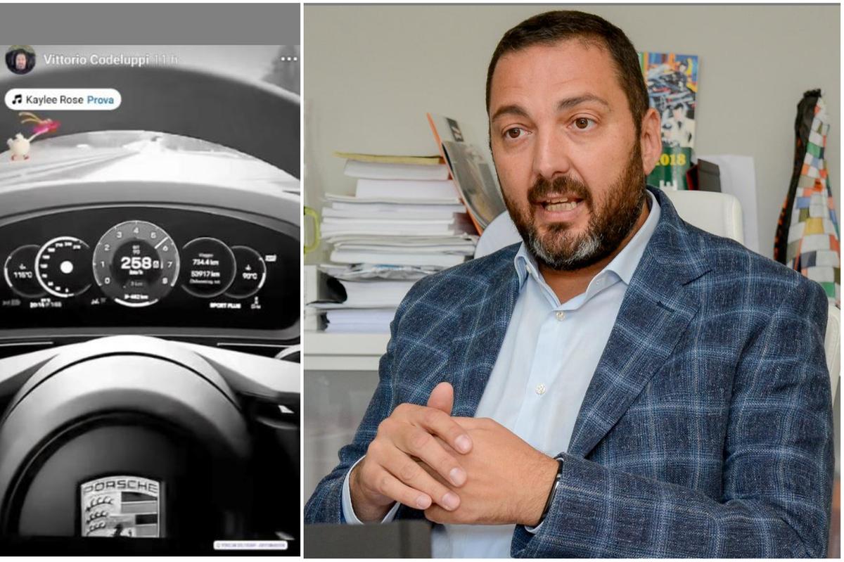 posta video della sua porsche con il contachilometri oltre i 250 km h bufera su vittorio codeluppi si dimetta