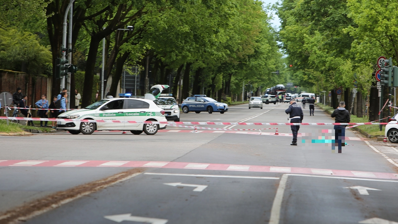 I rilievi nel luogo dell'incidente a Monza