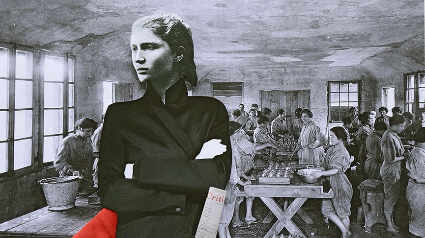 Anna Kuliscioff in un'immagine da giovane nell'art work di Chiara Cario (credits Fondazione Anna Kuliscioff) Anna Kuliscioff in un'immagine da giovane nell'art work di Chiara Cario (credits Fondazione Anna Kuliscioff)