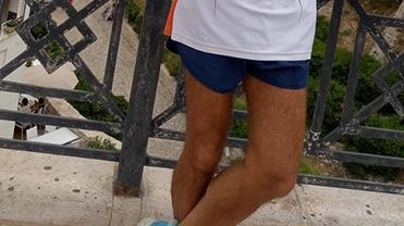 Il maratoneta Paolo Solfrizzo, 66 anni Il maratoneta Paolo Solfrizzo, 66 anni