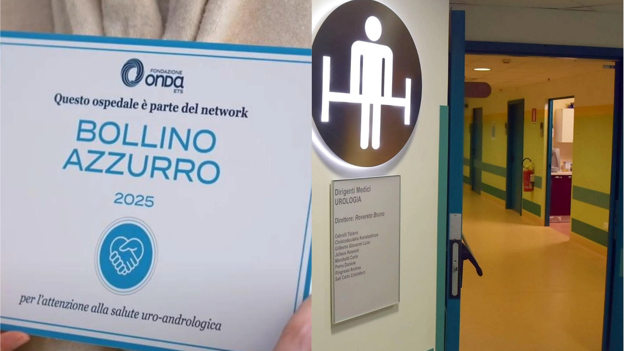 Sono 33 i centri della Lombardia ad aver ricevuto il Bollino Azzurro 2025 per la salute uro-andrologica. A destra un reparto di urologia (foto di archivio=