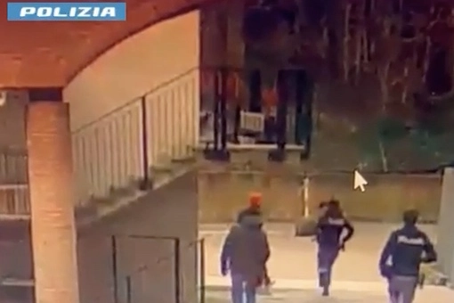 Il momento dell'arresto