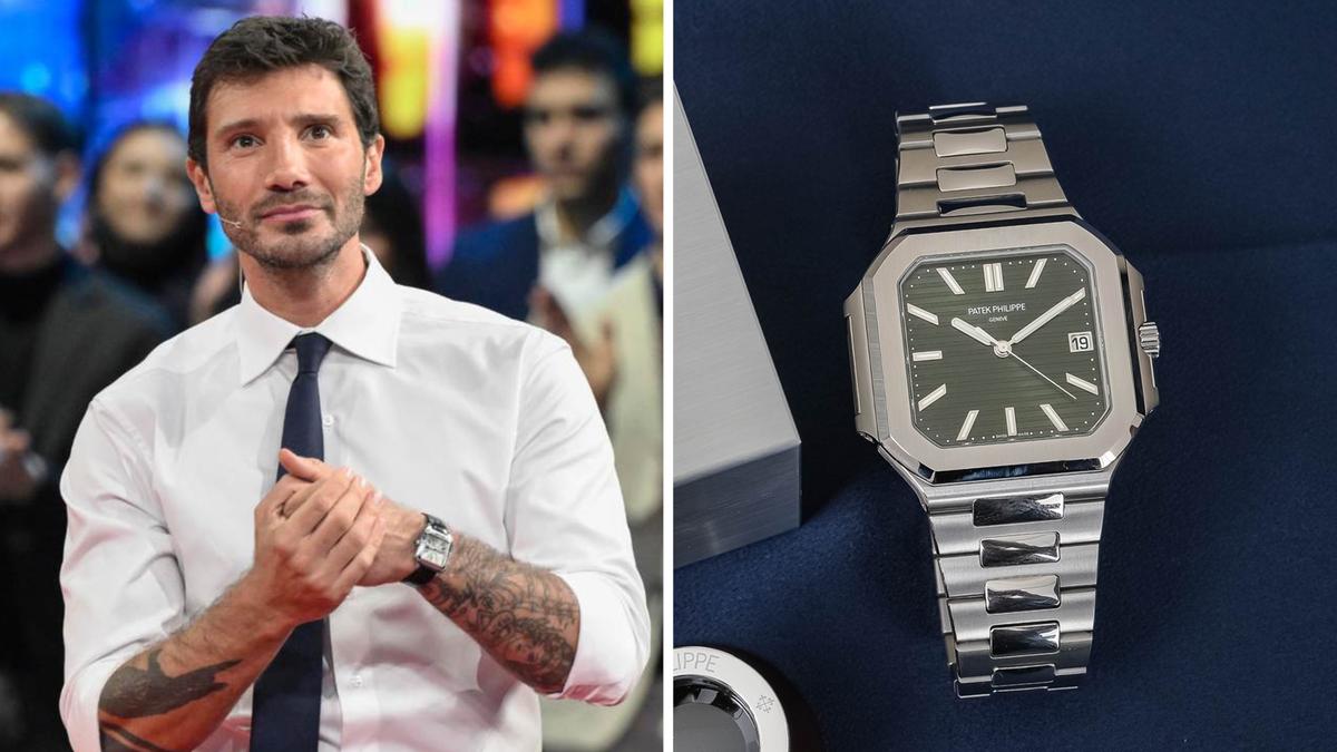 stefano de martino derubato del suo patek philippe a milano con il trucco dello specchietto quanto vale l8217orologio