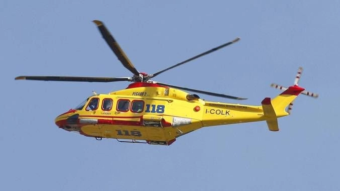 Il ragazzino è stato trasportato con l'elisoccorso agli Spedali Civili di Brescia
