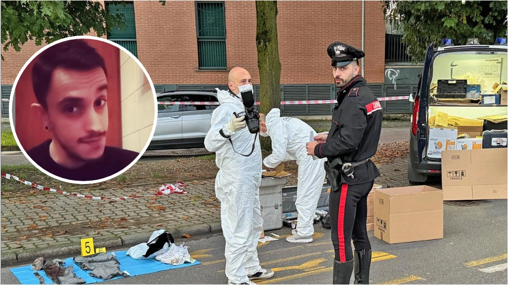 Manuel Mastrapasqua ucciso a Rozzano: la scena del delitto e i riliievi dei carabinieri Manuel Mastrapasqua ucciso a Rozzano: la scena del delitto e i riliievi dei carabinieri