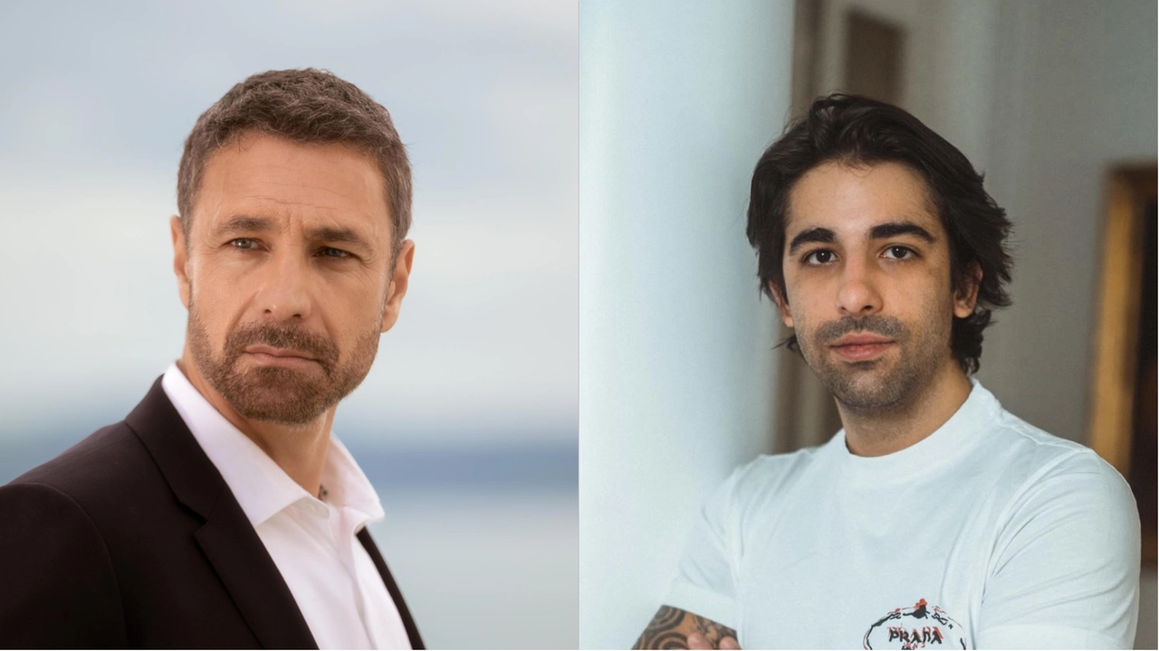 L'attore Raoul Bova e l'imprenditore Federico Monzino L'attore Raoul Bova e l'imprenditore Federico Monzino