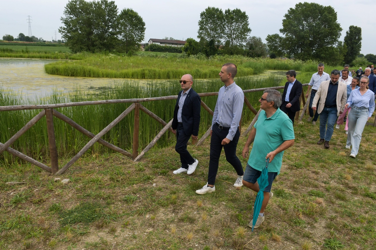 Una passeggiata nell'oasi, che si trova al confine con Mediglia
