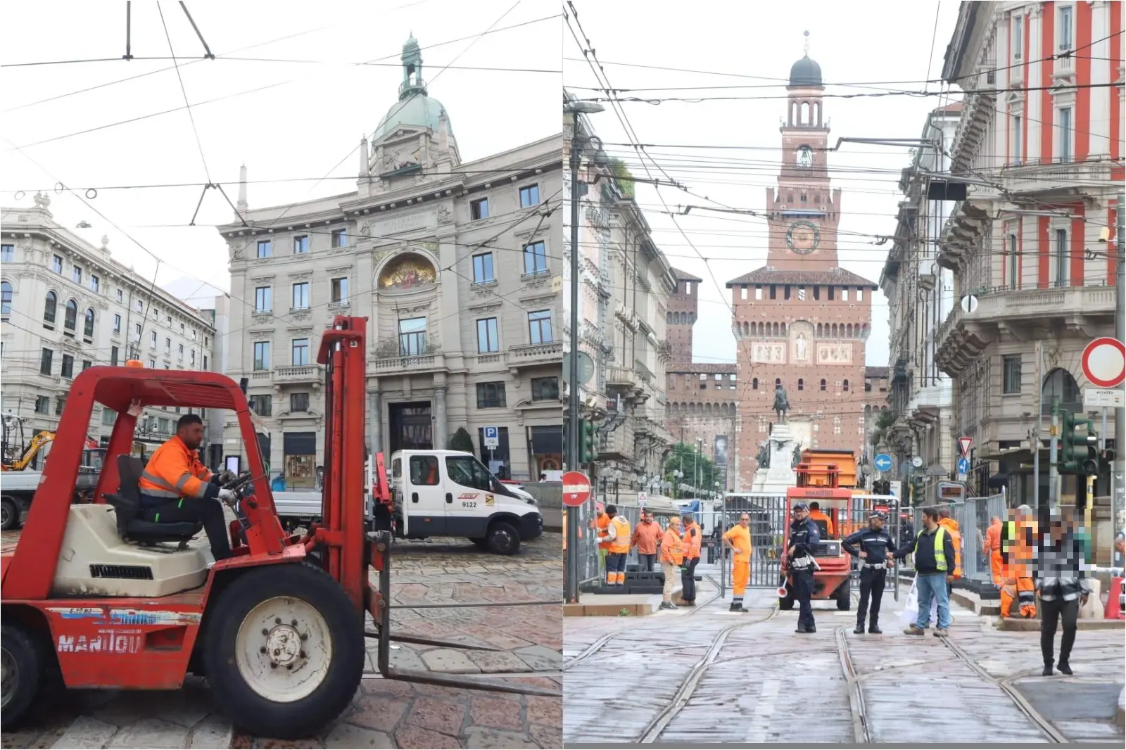 Rivoluzione in piazzale Cordusio a Milano: sono iniziati i lavori di riqualificazione. Come cambia la circolazione delle linee Atm con il cantiere