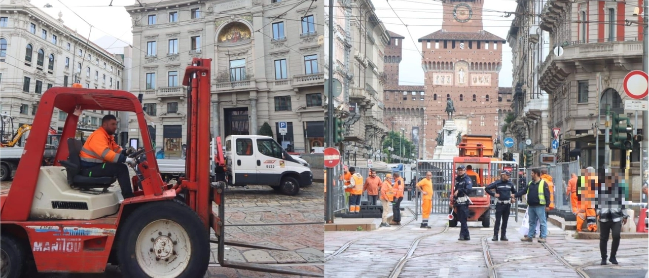 Rivoluzione in piazzale Cordusio a Milano: sono iniziati i lavori di riqualificazione. Come cambia la circolazione delle linee Atm con il cantiere