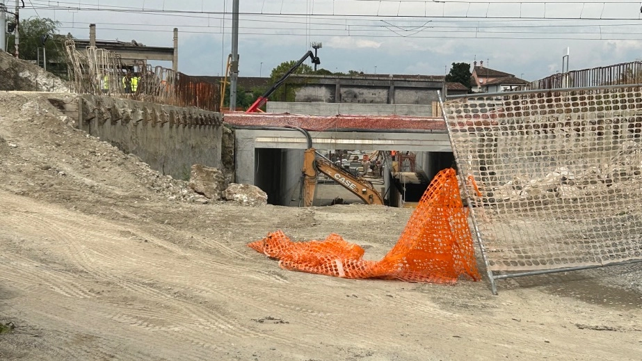 Il cantiere del sottopasso Il cantiere del sottopasso