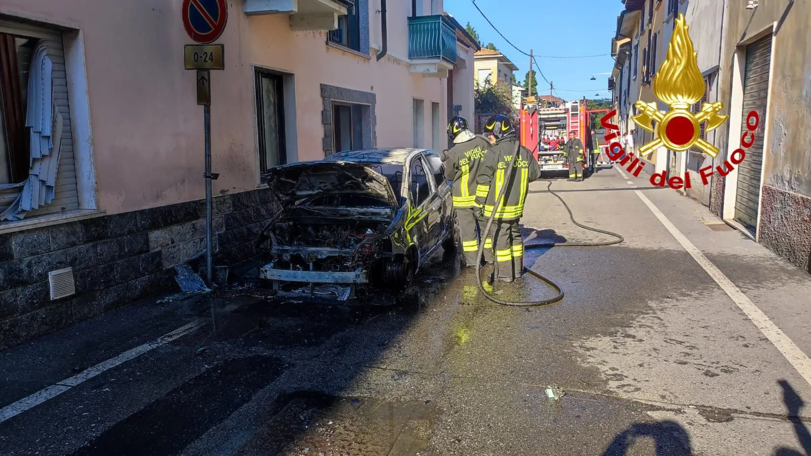 Allagamenti, piante cadute e incendi: giornata di intenso lavoro per i vigili del fuoco nel Lodigiano