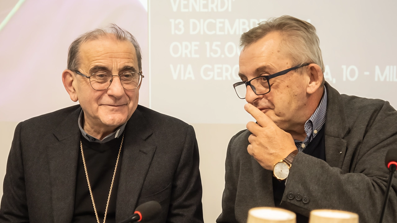 L’arcivescovo Mario Delpini e Ugo Duci, segretario generale Cisl Lombardia L’arcivescovo Mario Delpini e Ugo Duci, segretario generale Cisl Lombardia