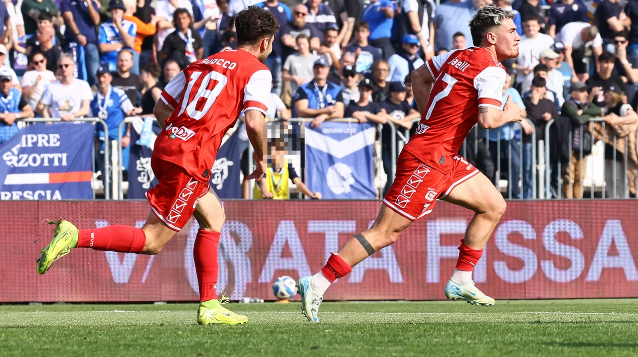 Esultanza gol 1-2 di Niccolo Radaelli