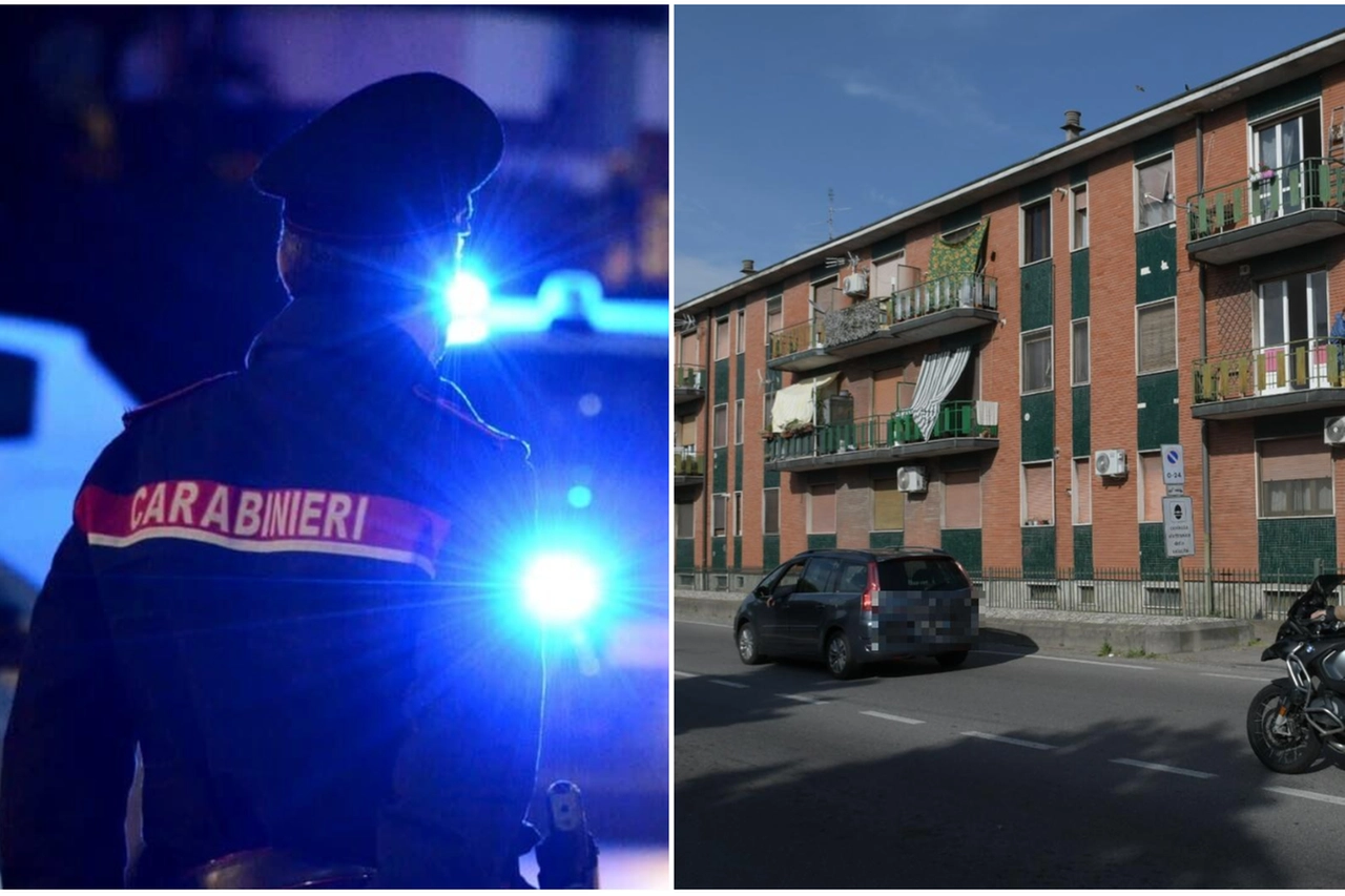 A destra, la palazzina dove si è verificato l'omicidio (Canali)