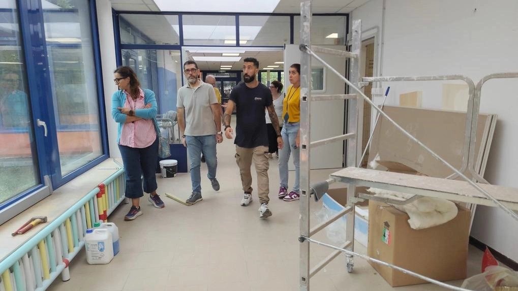 Il sopralluogo all’asilo nido La Coccinella negli spazi di via Garibaldi che sono stati rinnovati Il sopralluogo all’asilo nido La Coccinella negli spazi di via Garibaldi che sono stati rinnovati