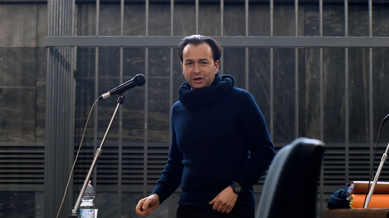 Danilo Coppola in un'aula del palazzo di Giustizia di Milano in una foto di qualche anno fa
