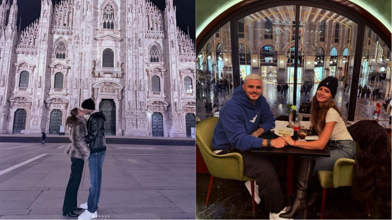 Mauro Icardi e China Suarez a Milano (Foto profilo Instagram)