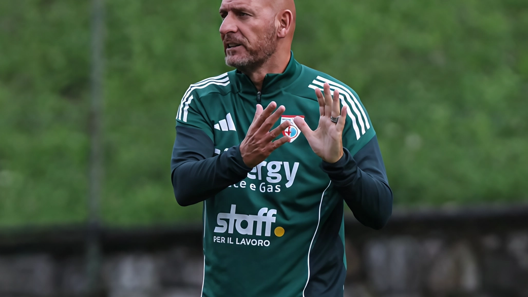 Davide Possanzini, allenatore del Mantova, tra gli artefici lo scorso anno della salvezza centrata dai biancorossi nel campionato di B