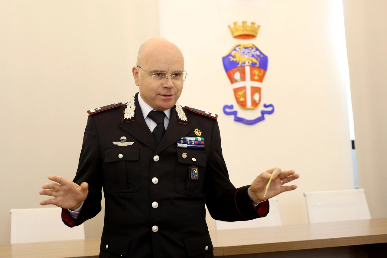 Il comandante dei carabinieri Pierluigi Solazzo