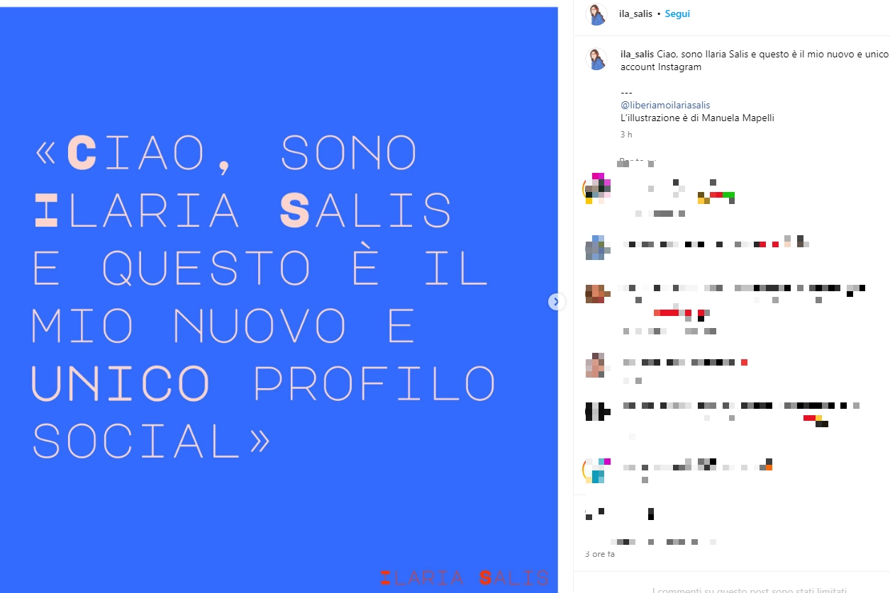 Il post di Ilaria Salis