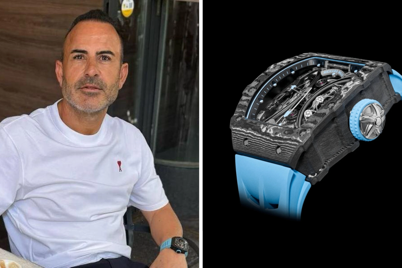 Nevzat Kaya con l’orologio in una foto postata sui social due giorni fa (il modello di Richard Mille vale circa 300mila euro)