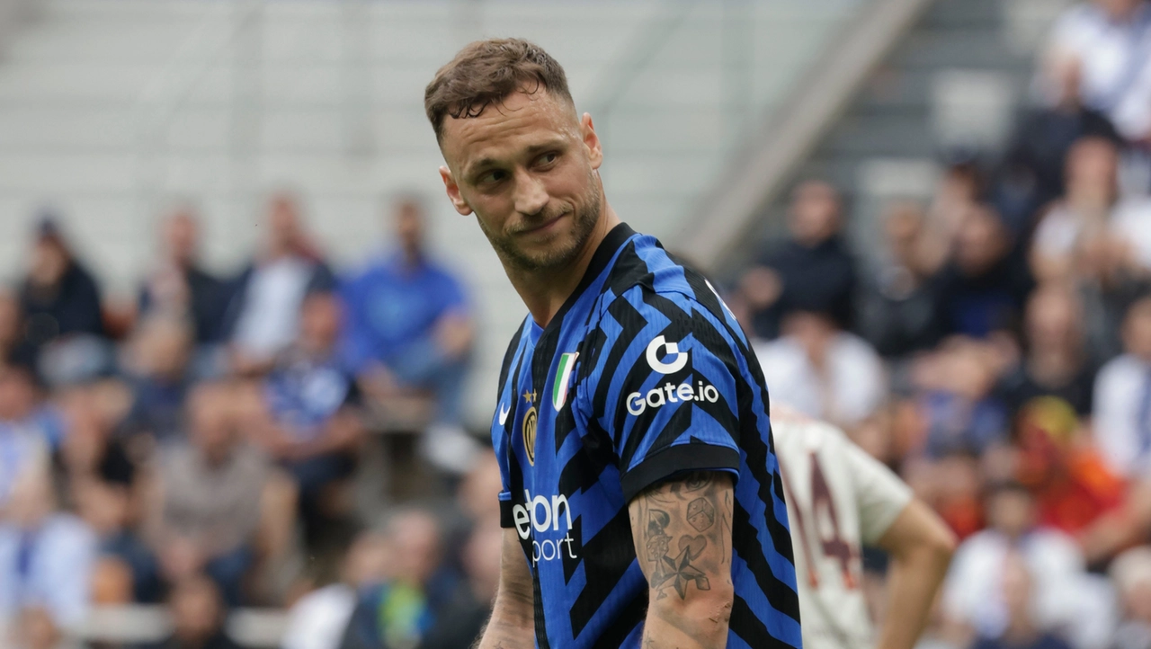 Il calciatore dell'Inter Marko Arnautovic Il calciatore dell'Inter Marko Arnautovic