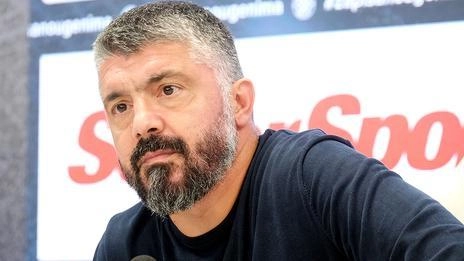 Gennaro Gattuso, 46 anni, allenatore dell’Hajduk Spalato primo in classifica nella serie A croata dopo un complicato avvio di stagione e le dimissioni del ds Kalinic