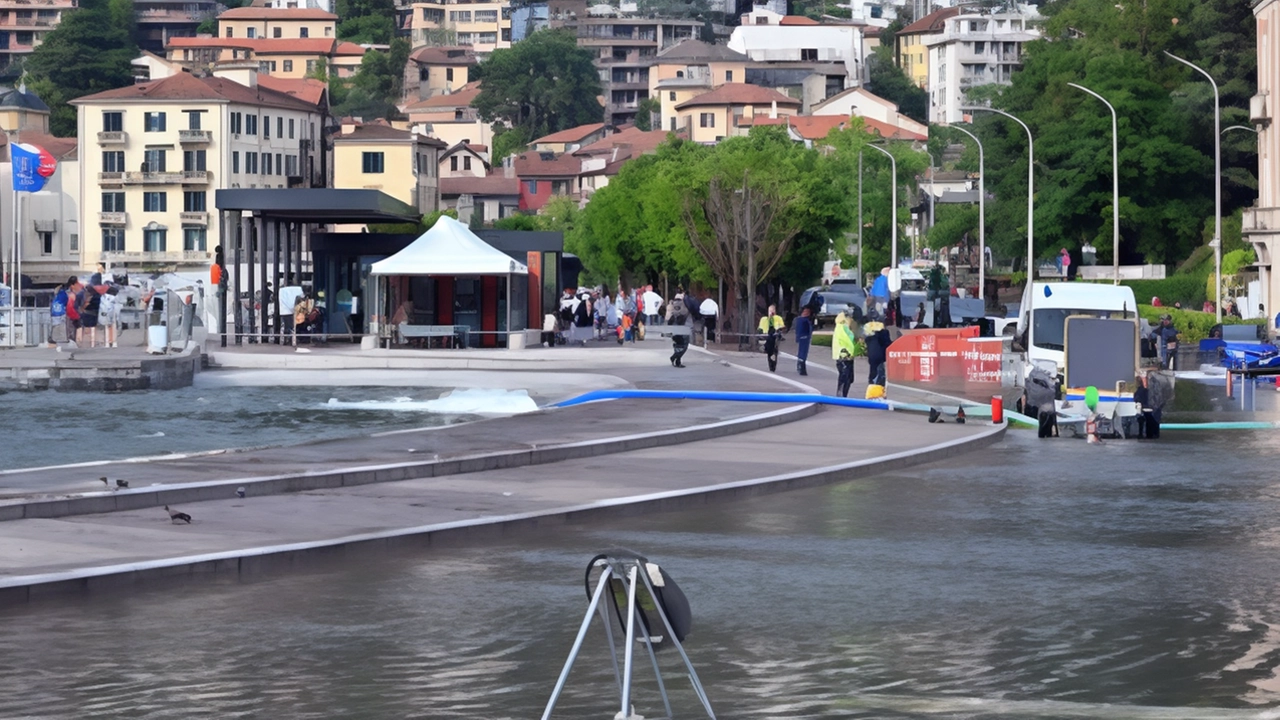 Il lago torna a esondare . Paratie ancora abbassate : "Anni di disagi senza risultati"