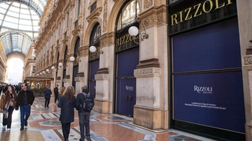 Galleria Vittorio Emanuele a Milano, la libreria Rizzoli rinuncia a 300 mq. Asta all’incanto per lo spazio libero