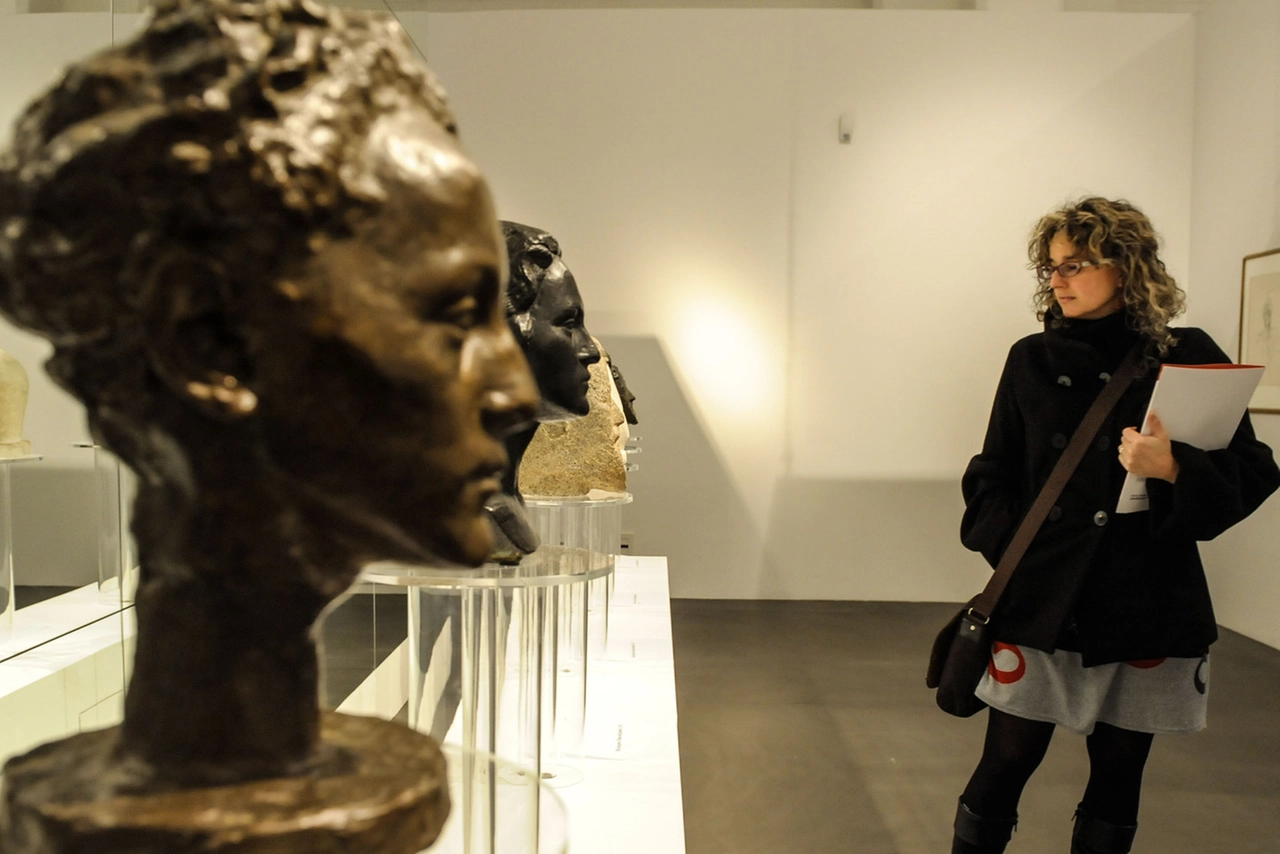 Una sala del Ma*Ga, il museo d'arte moderna e contemporanea di Gallarate