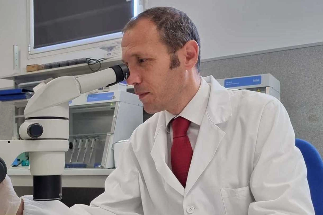 Il genetista forense Emiliano Giardina, 46 anni