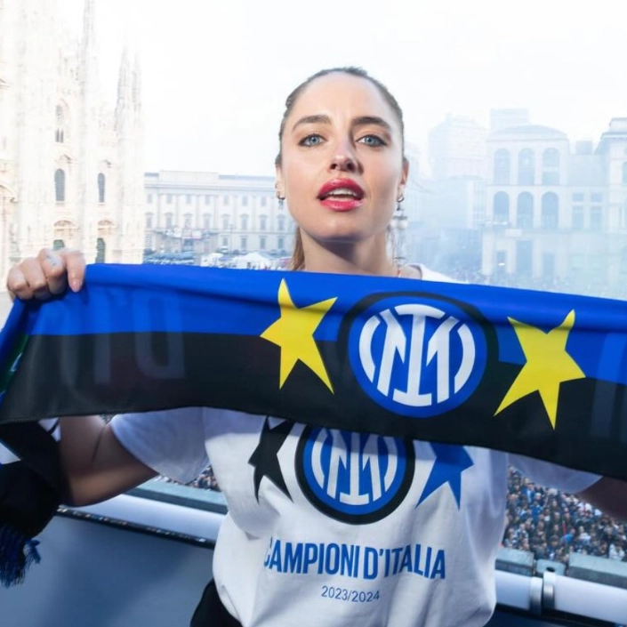 Matilde Gioli comemora tricolor do Inter