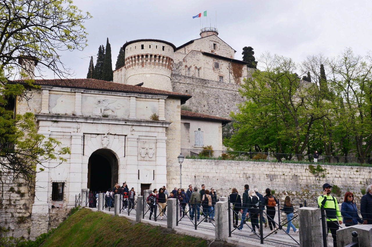 Il castello è una delle principali attrazioni della bella città bresciana