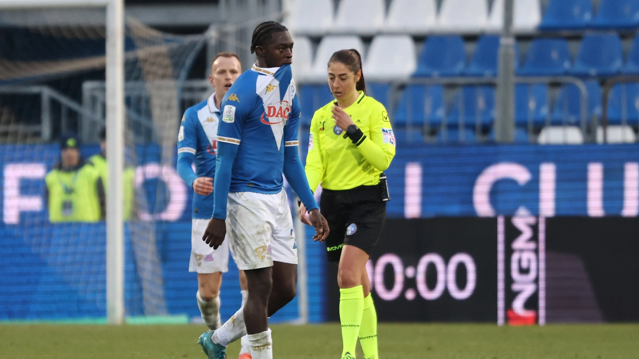 Patrick Nuamah deluso a fine partita: per il giovane della Primavera biancazzurra un gol nel complesso di una buona prestazione (FotoLive) Patrick Nuamah deluso a fine partita: per il giovane della Primavera biancazzurra un gol nel complesso di una buona prestazione (FotoLive)