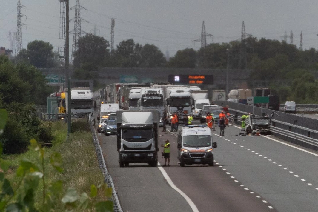Un'altra immagine da lontano dell'incidente (Canali)