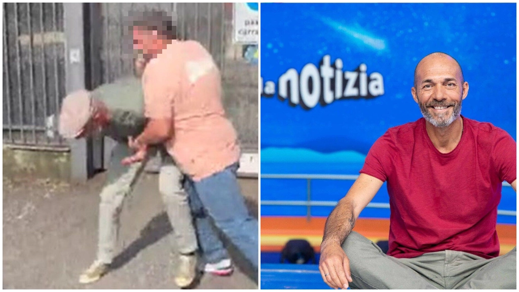Un frame dal servizio realizzato da Max Laudadio (a destra) Un frame dal servizio realizzato da Max Laudadio (a destra)