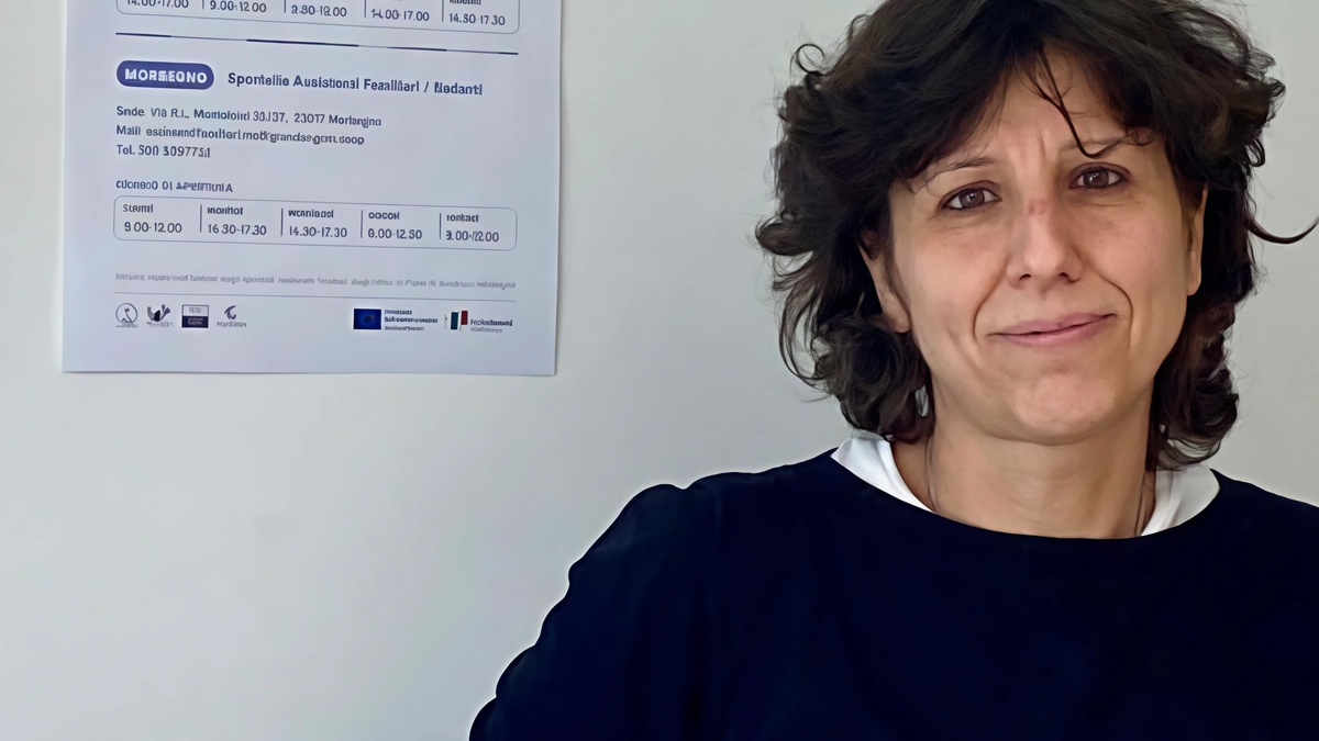 Maddalena Bassanelli una delle due operatrici dello sportello nel capoluogo valtellinese Maddalena Bassanelli una delle due operatrici dello sportello nel capoluogo valtellinese