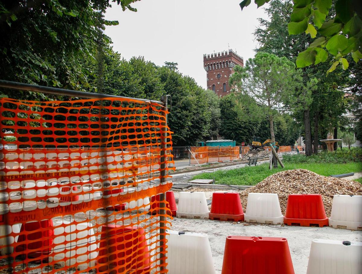verde e porfido al posto del cemento prende forma il nuovo centro citt224 a ottobre aperto il 70 dell8217area