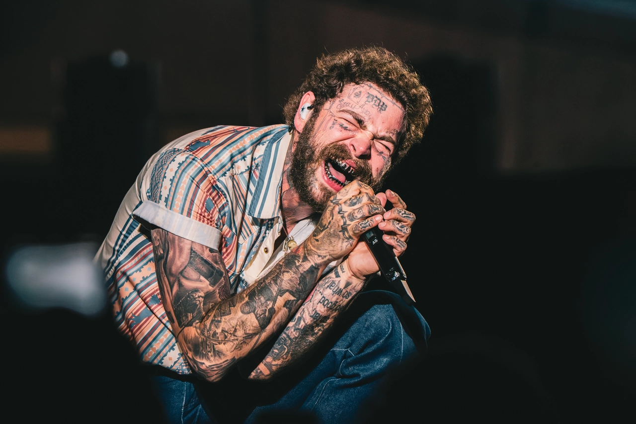 Post Malone nella data conclusiva degli I-Days 2025 (Foto Gabriele Verardi)