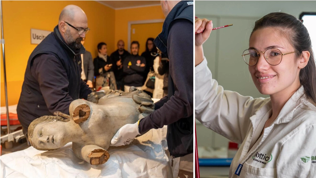Scuola di restauro Botticino, le opere in analisi al ospedale Galeazzi