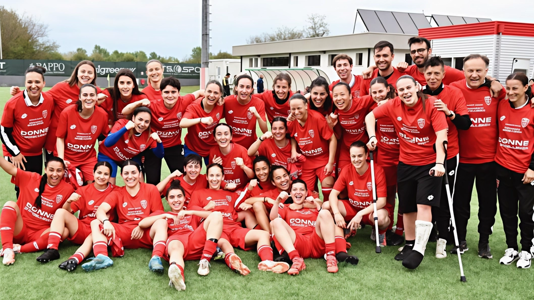 Le ragazze dell’AC Monza che hanno conquistato la promozione in Eccellenza