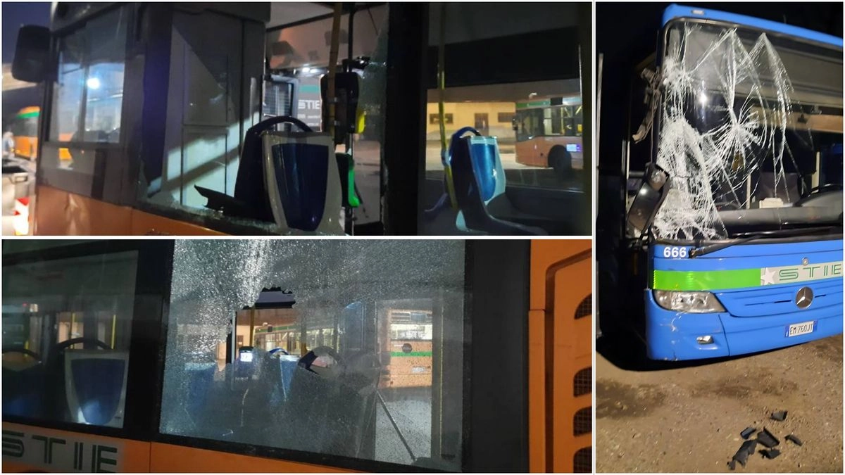 I danni agli autobus