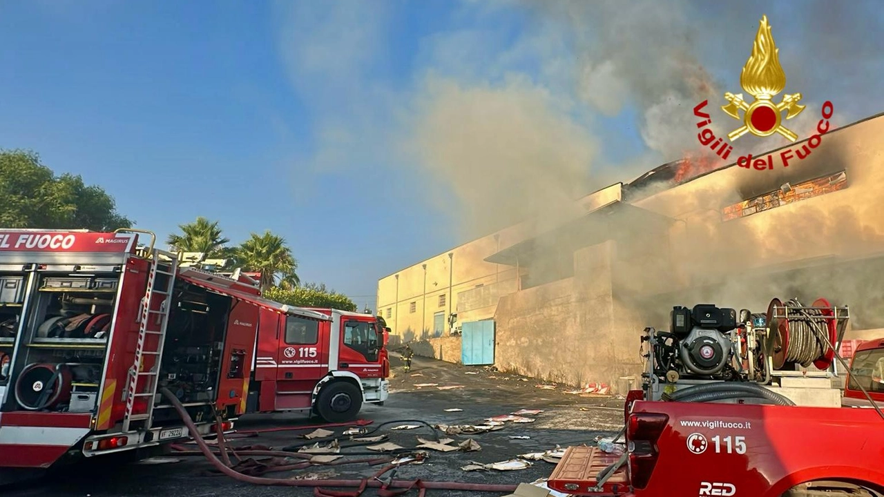 Sul posto sono intervenute cinque squadre dei vigili del fuoco (Immagine d'archivio)