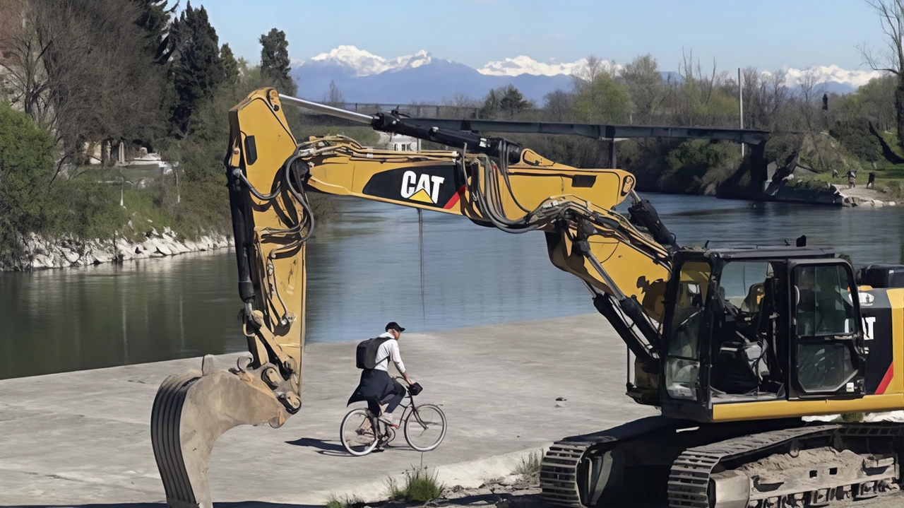 Proseguono i lavori per la costruzione della scala di rimonta ittica presso il traversino del canale Muzza. Queste opere...