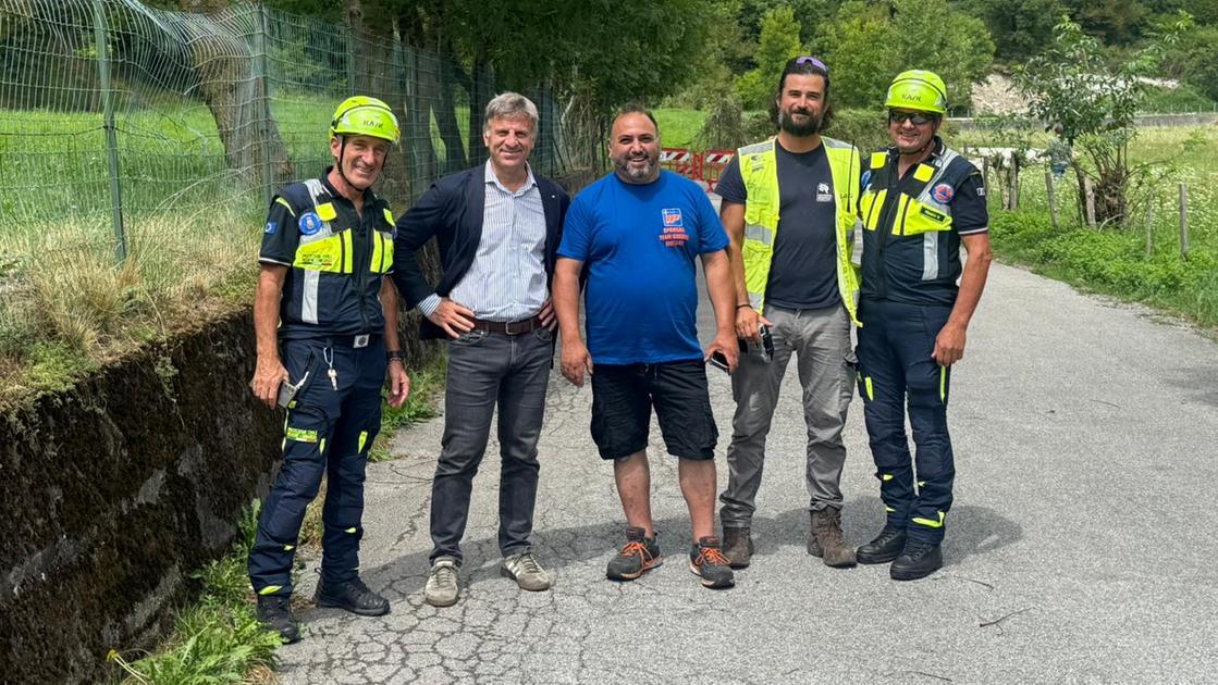 caslino scarenna dopo 15 anni partono i lavori per riaprire la strada